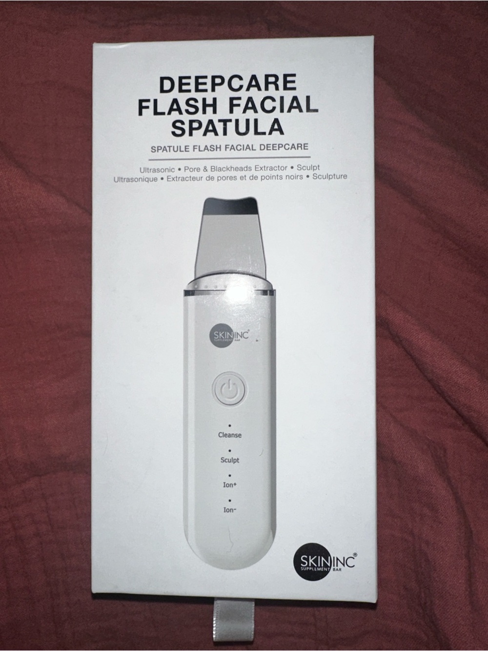 Skininc Deepcare Flash Facial Spatula - White